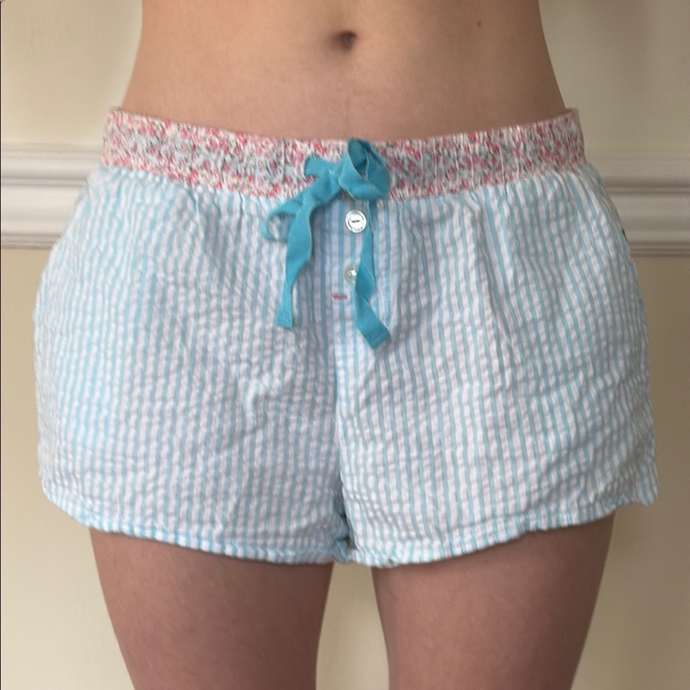 Jane and Bleecker‎ soft striped pijama shorts